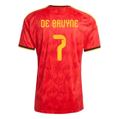 DE BRUYNE #7 Belgium Home Soccer Jersey 2026