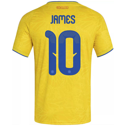 James #10 Colombia Home 2026 World Cup Jersey