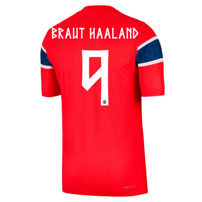 [Authentic] BRAUT HAALAND #9 Norway Home 2026 World Cup Jersey