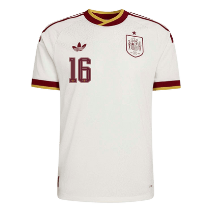 RODRIGO #16 Spain Away Soccer Jersey 2026 Player Version