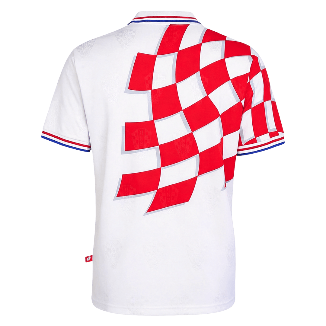 Retro 1998 Croatia Home Soccer Jersey