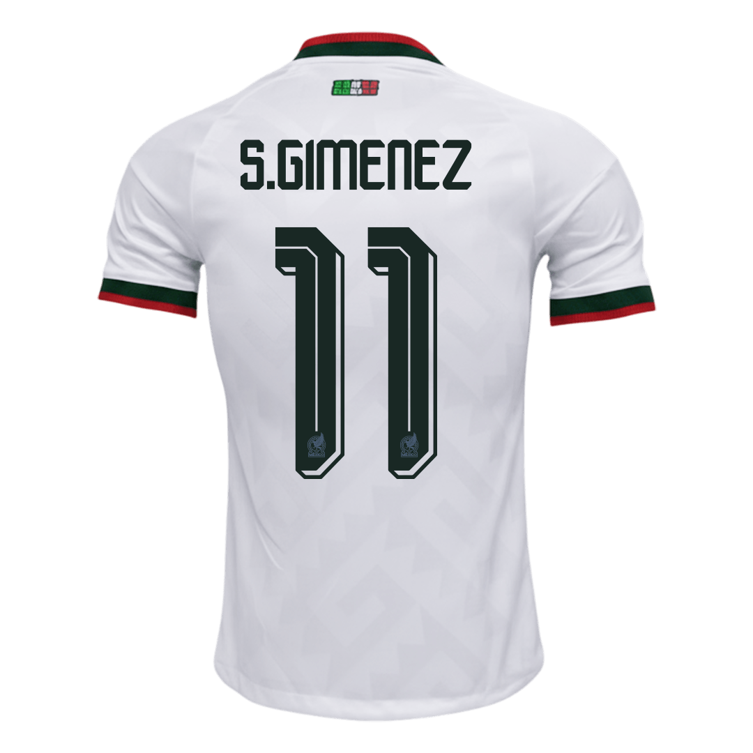 S.GIMENEZ #11 Mexico Away Soccer Jersey 2026 Player Version