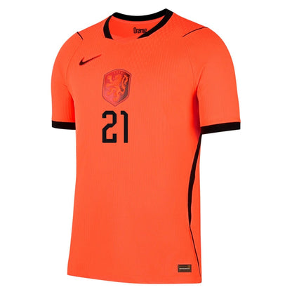 [Authentic] F.DE JONG #21 Netherlands Home 2026 World Cup Jersey