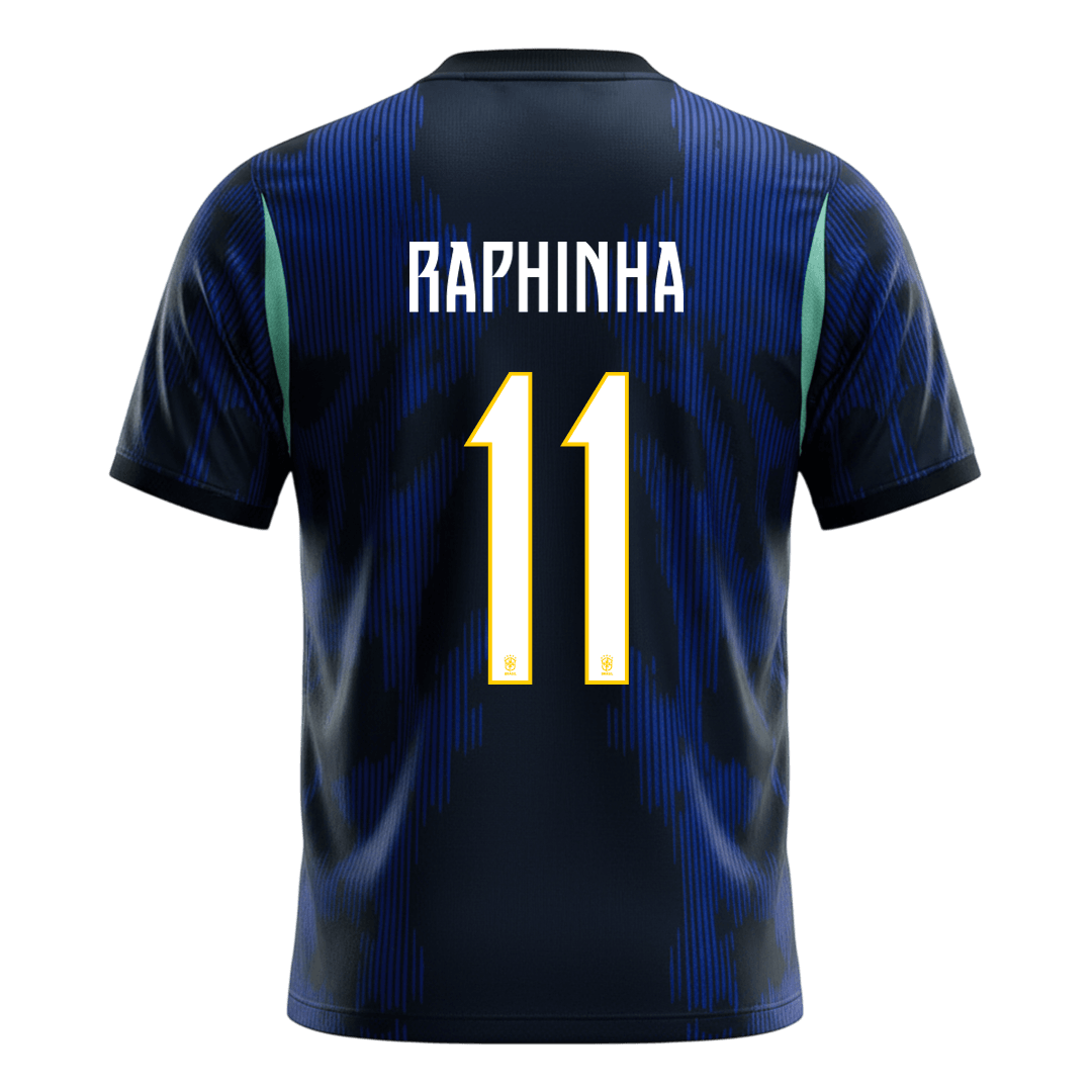 RAPHINHA #11 Brazil Away Soccer Jersey 2026