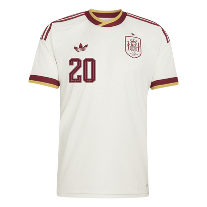 PEDRI #20 Spain Away Soccer Jersey 2026