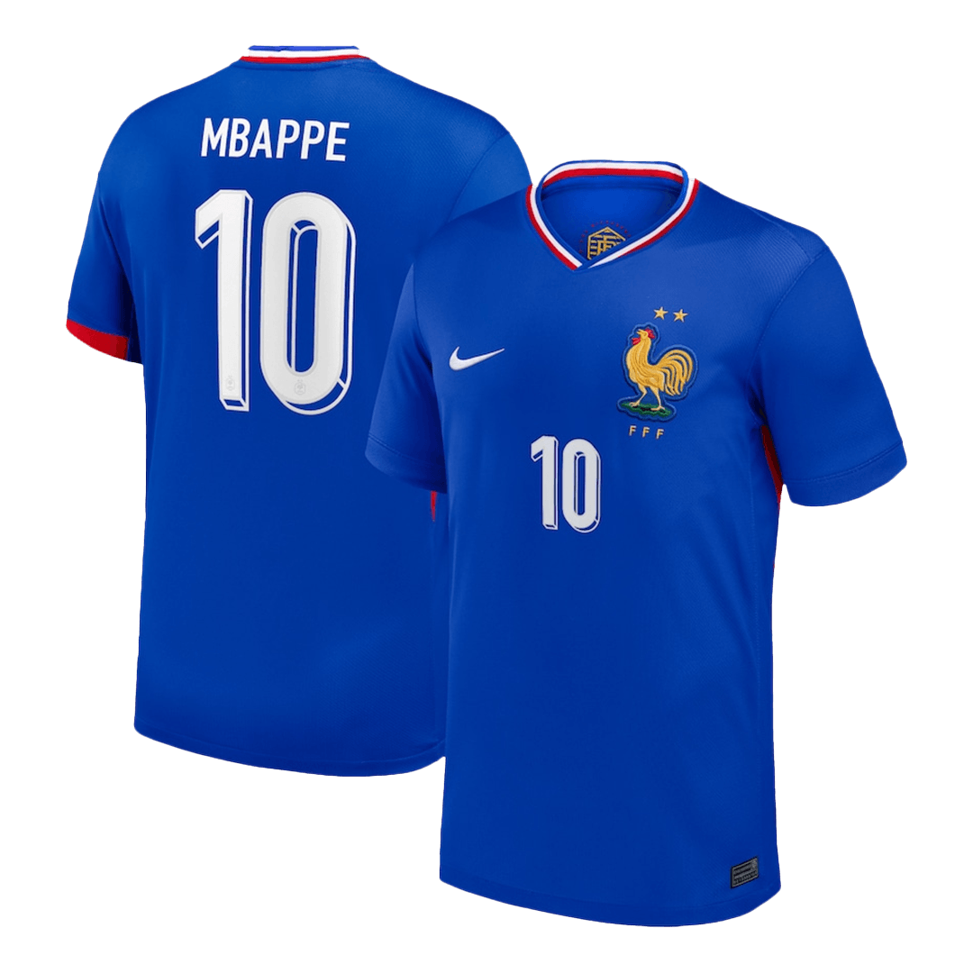 MBAPPE #10 France Home Soccer Jersey Euro