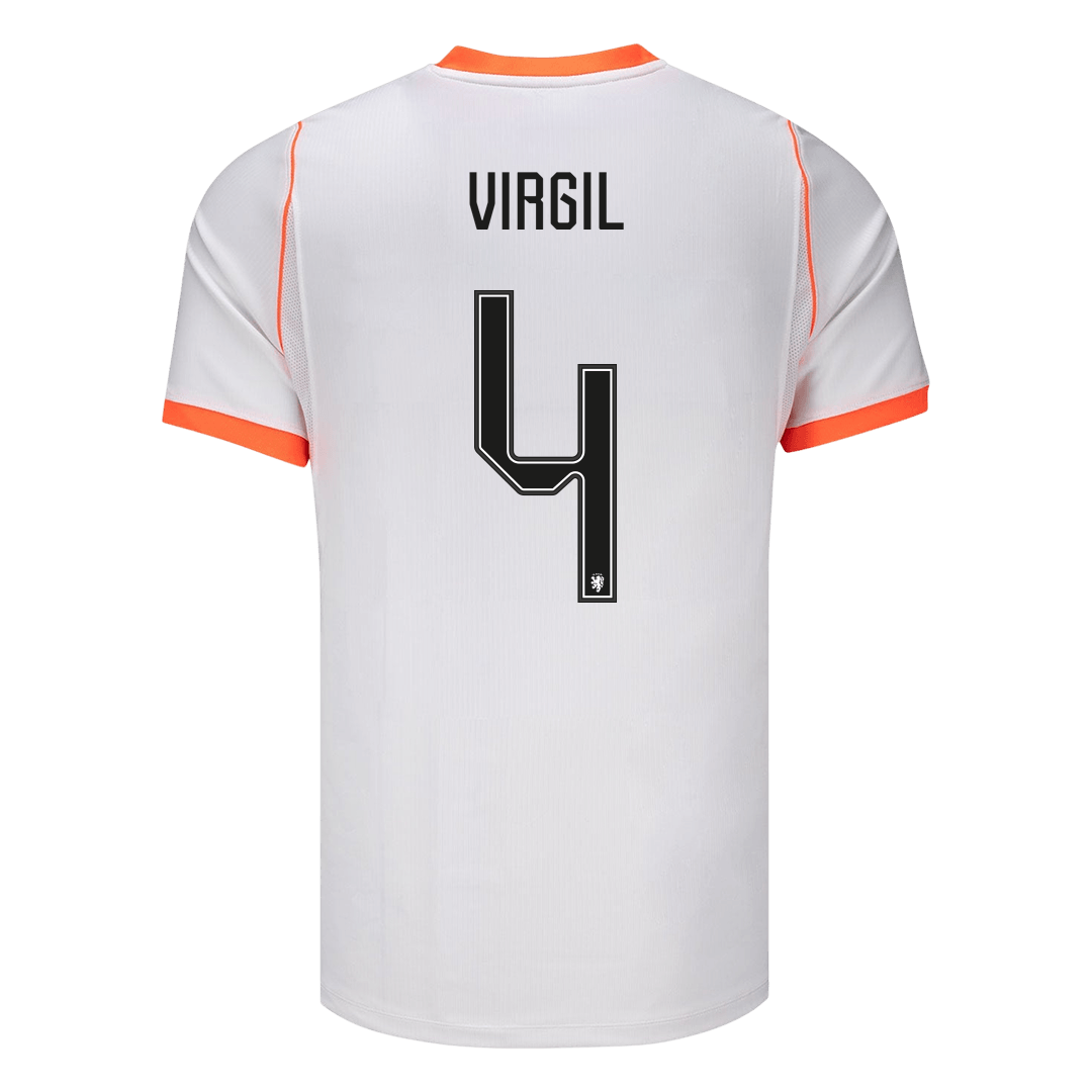 VIRGIL #4 Netherlands Away Soccer Jersey 2026