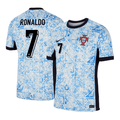 RONALDO #7 Portugal Away Soccer Jersey Euro