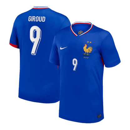 GIROUD #9 France Home Soccer Jersey Euro