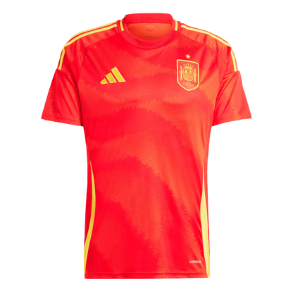 Spain Home Soccer Jersey Kit(Jersey+Shorts+Socks) Euro