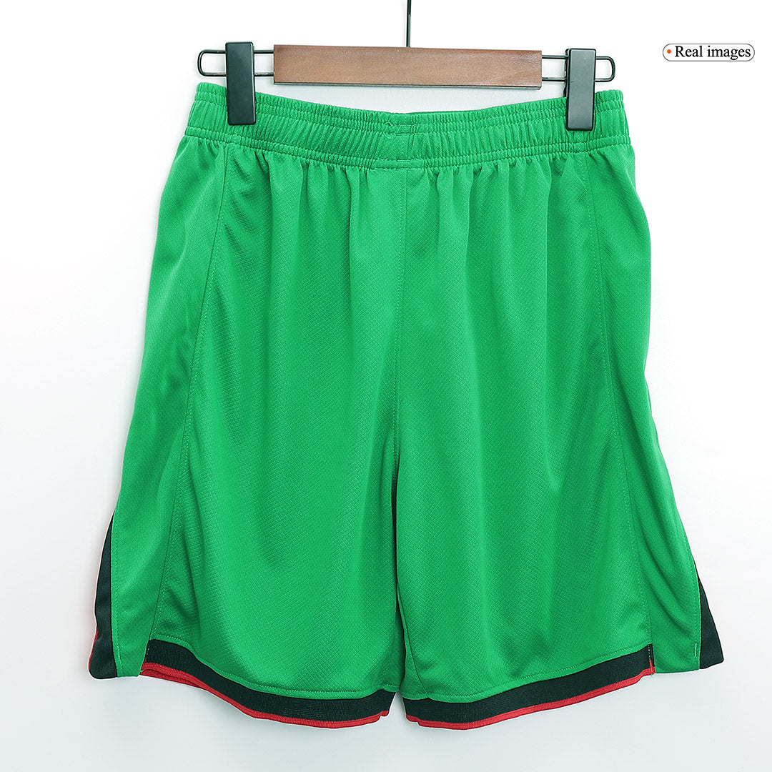 Portugal Home Soccer Shorts Euro