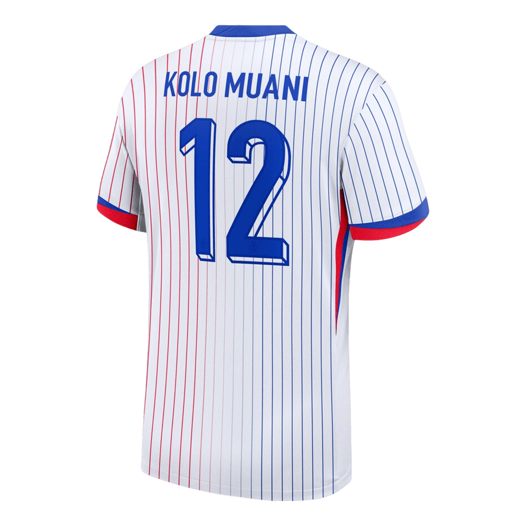 KOLO MUANI #12 France Away Soccer Jersey
