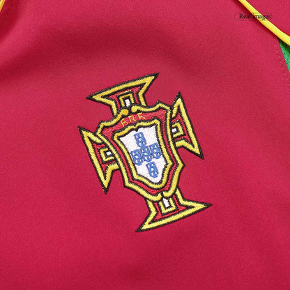 Figo #7 Retro Portugal Home Jersey World Cup 2002