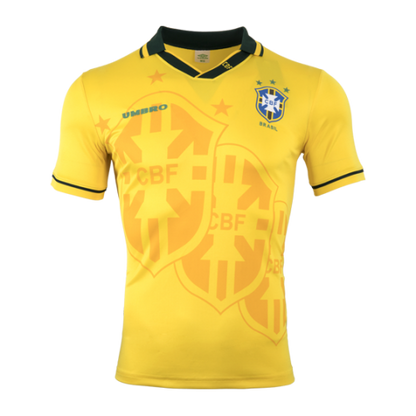 BEBETO #7 Retro Brazil Home Jersey World Cup 1994