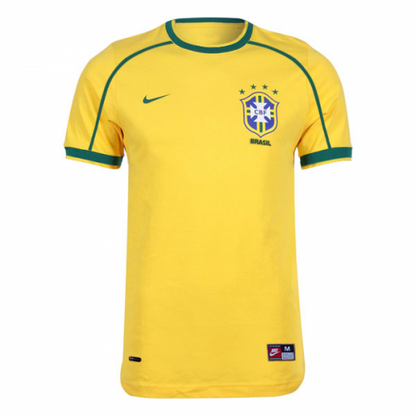 R.CARLOS #6 Retro Brazil Home Jersey World Cup 1998