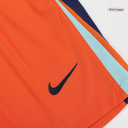 Netherlands Home Shorts 2024 Euro Cup