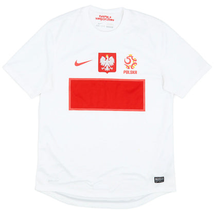 Retro Poland Home 2012 Euro Cup Jersey