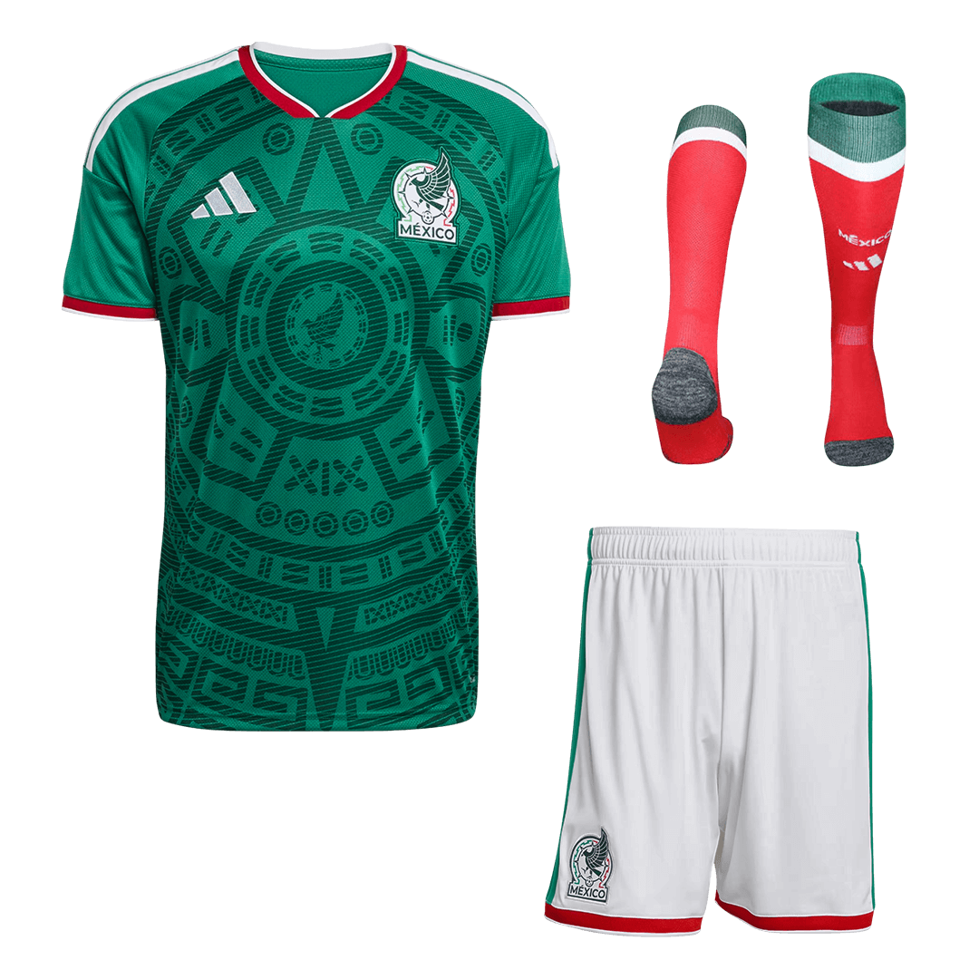 Mexico Home Soccer Jersey Kit(Jersey+Shorts+Socks) 2026