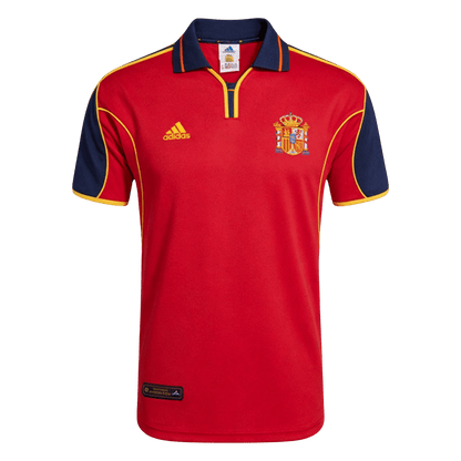 Retro 2000 Spain Home Soccer Jersey