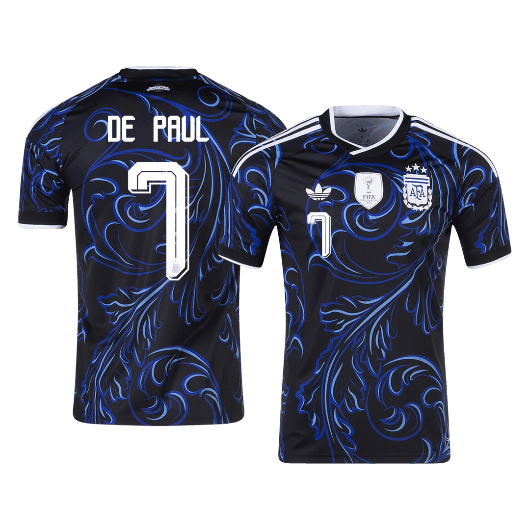 DE PAUL #7 Argentina Away Soccer Jersey 2026