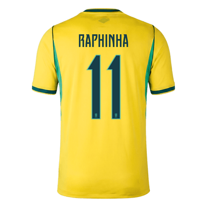 RAPHINHA #11 Brazil Home Soccer Jersey 2026