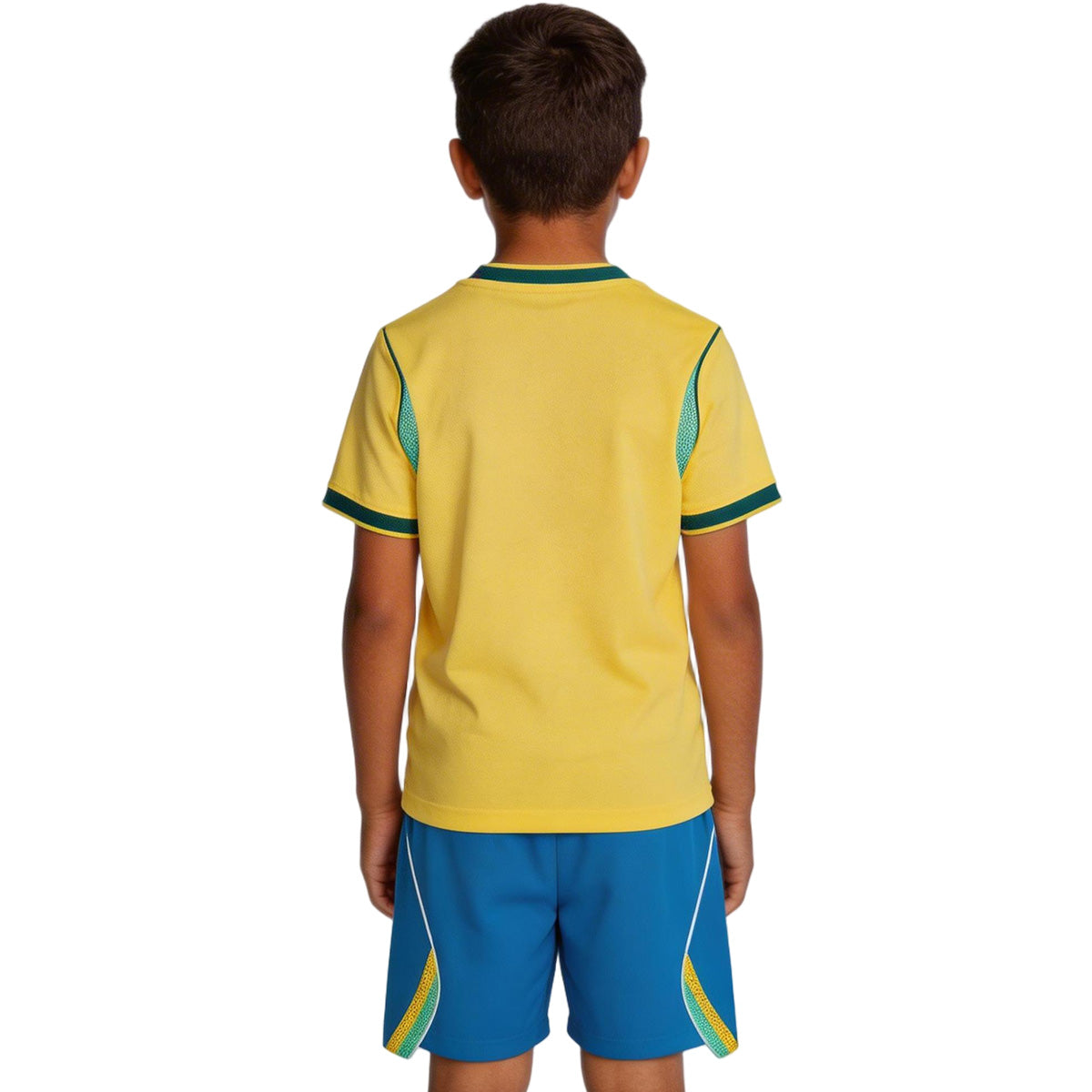 Kids Brazil Home Soccer Kit 2026 World Cup Jersey