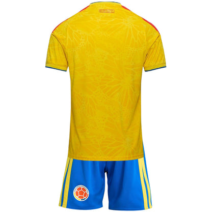 Kids Colombia Home Soccer Kit 2026 World Cup Jersey