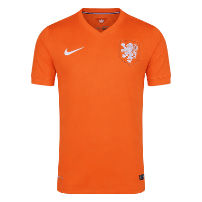 Retro 2014 Netherlands Home Soccer Jersey