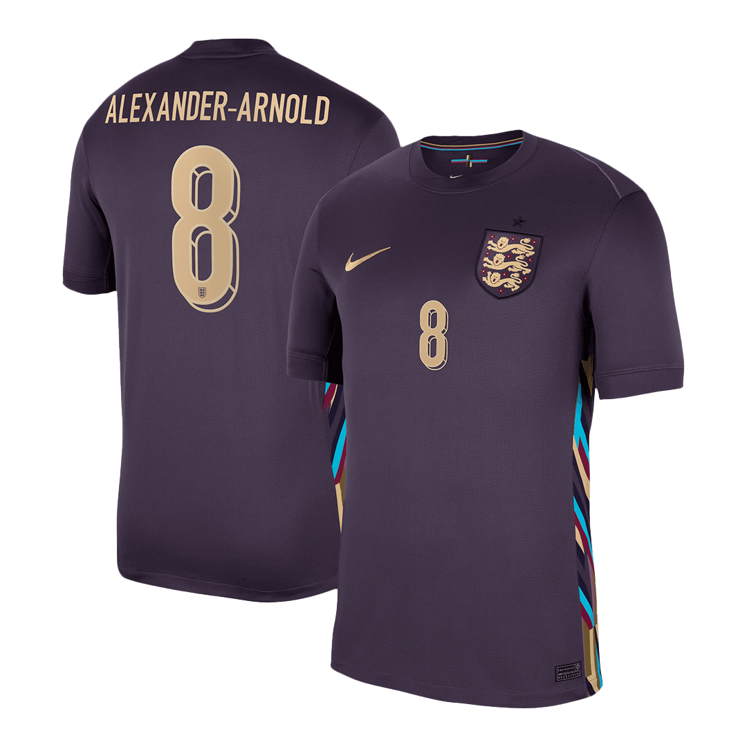 ALEXANDER-ARNOLD #8 England Away Soccer Jersey Euro