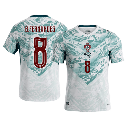 B.FERNANDES #8 Portugal Away Soccer Jersey 2026
