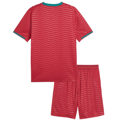 Kids Portugal Home Soccer Kit 2026 World Cup Jersey