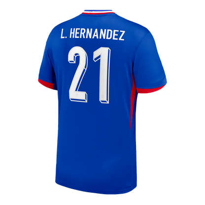 L.Hernandez #21 France Home Soccer Jersey