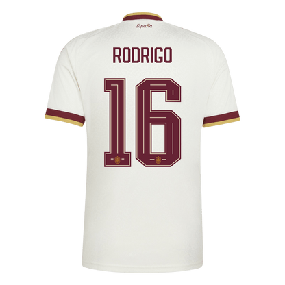 RODRIGO #16 Spain Away Soccer Jersey 2026