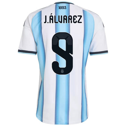 [Authentic] J.ALVAREZ #9 Argentina Home 2025/26 Jersey