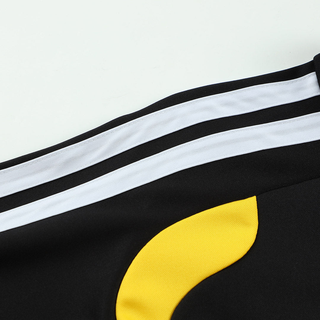 Germany Zipper Sweatshirt Soccer Kit (Top + Pants) Black 2026