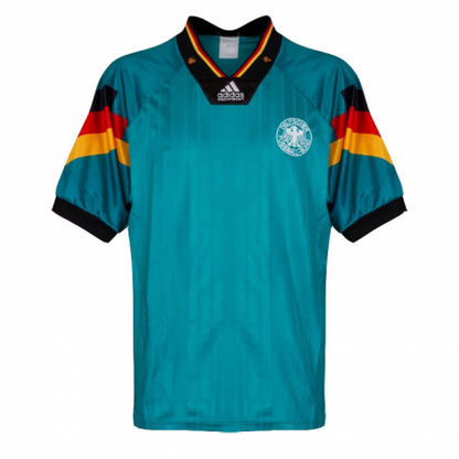 Voller #9 Retro Germany Away Jersey 1992