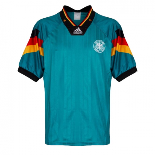 Voller #9 Retro Germany Away Jersey 1992