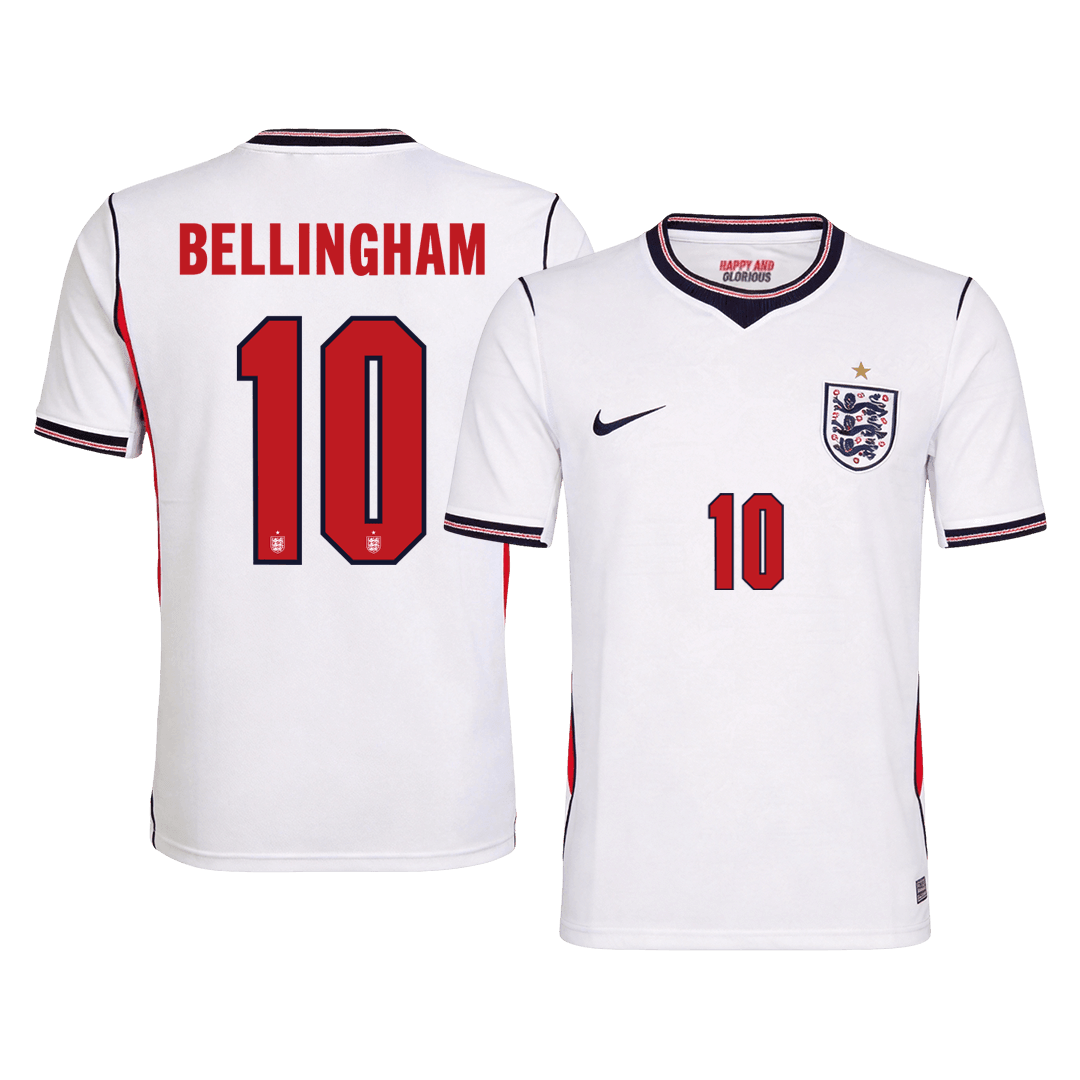 BELLINGHAM #10 England Home Soccer Jersey 2026