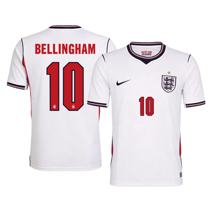 BELLINGHAM #10 England Home Soccer Jersey 2026