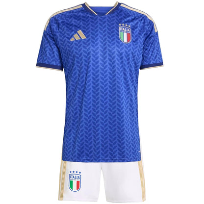 Kids Italy Home Soccer Kit 2026 World Cup Jersey