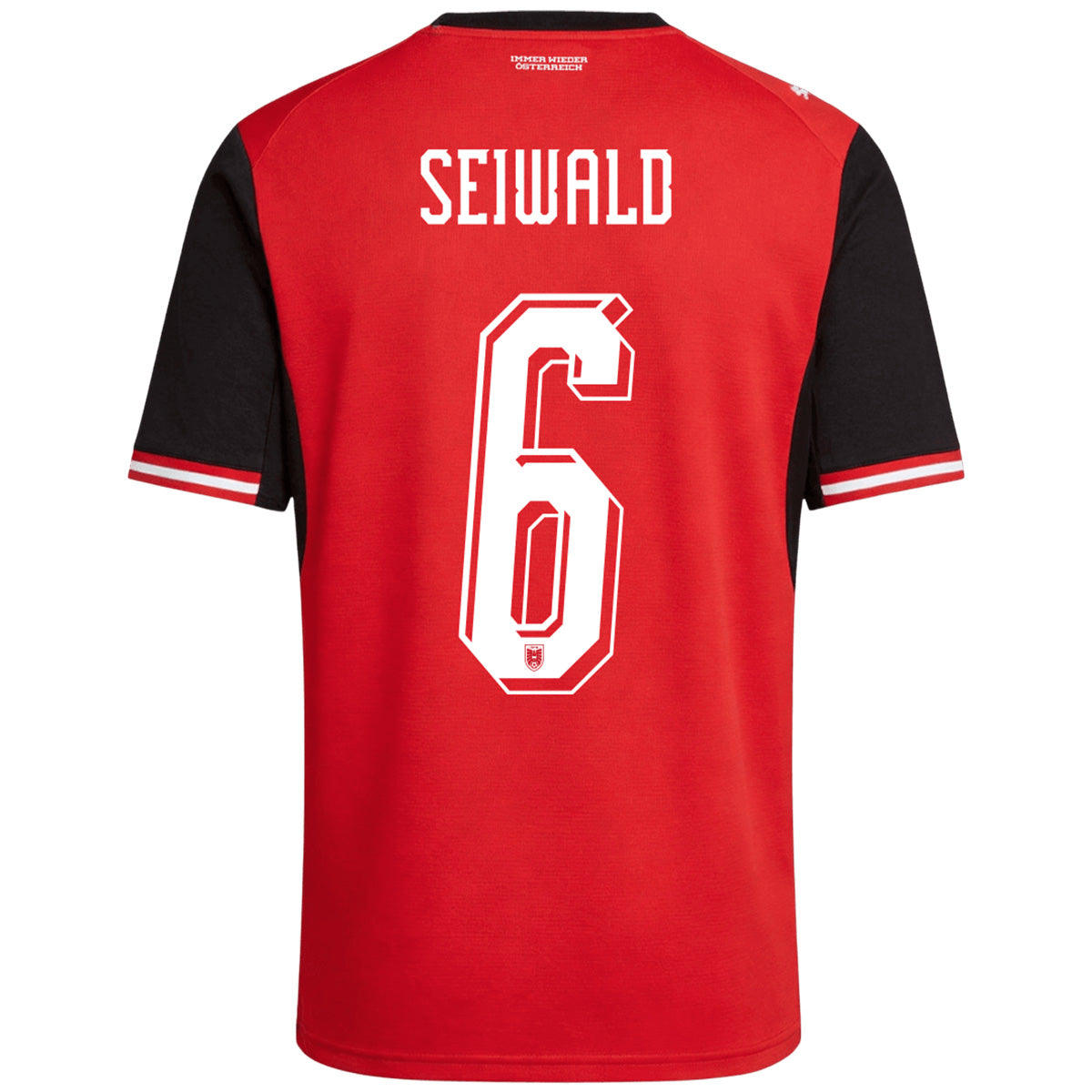 SEIWALD #6 Austria Home 2026 World Cup Jersey