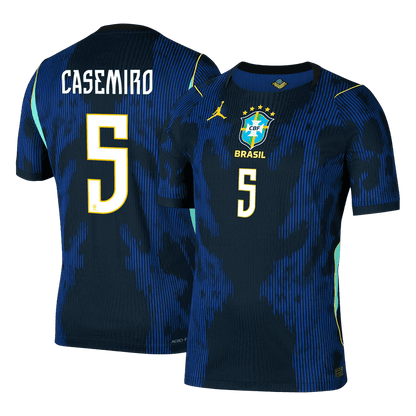 CASEMIRO #5 Brazil Away Soccer Jersey 2026 Player Version