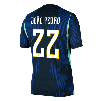 JOÃO PEDRO #22 Brazil Away Soccer Jersey 2026 Player Version