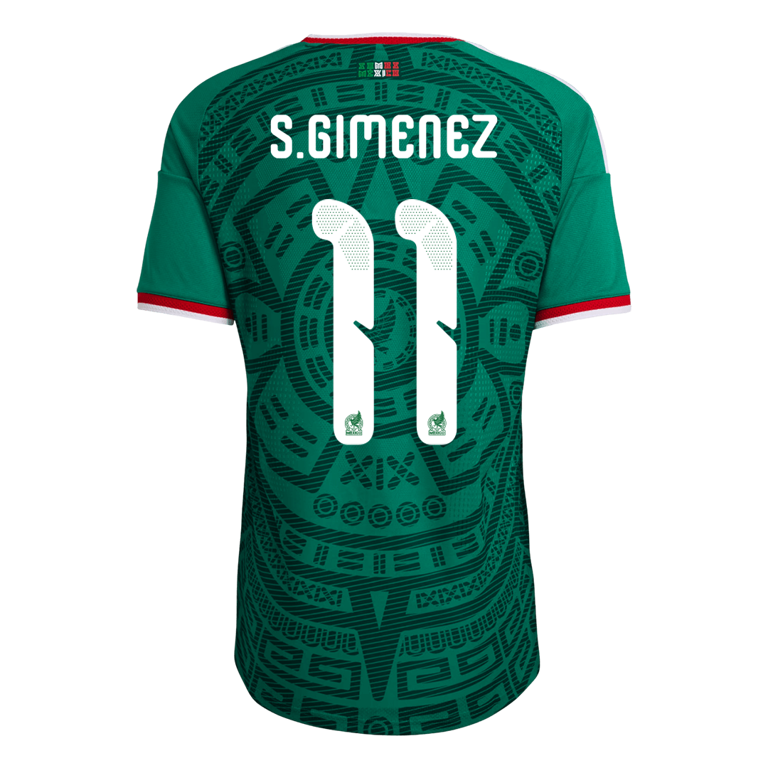 S.GIMENEZ #11 Mexico Home Soccer Jersey 2026 Player Version
