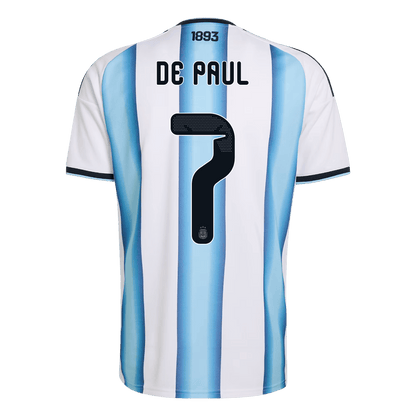DE PAUL #7 Argentina Home Soccer Jersey 2026