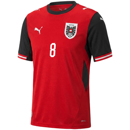 ALABA #8 Austria Home 2026 World Cup Jersey