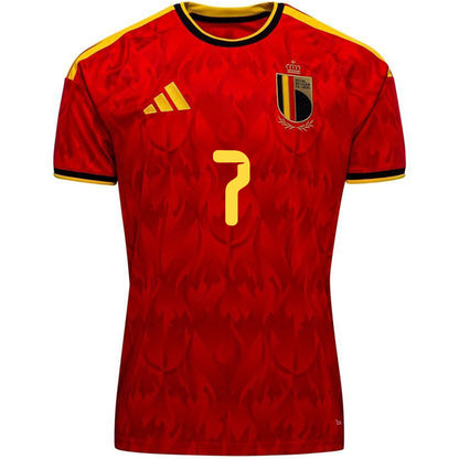 De Bruyne #7 Belgium Home 2026 World Cup Jersey