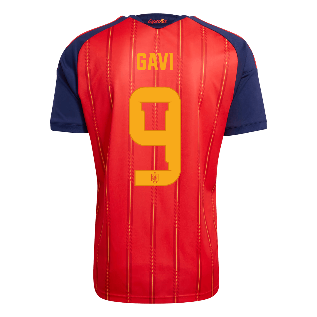 GAVI #9 Spain Home Soccer Jersey 2026
