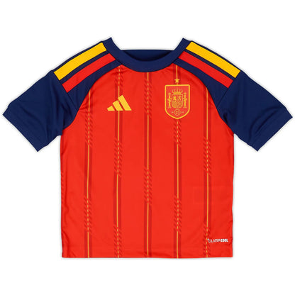 Kids Spain Home Full Soccer Kit 2026 World Cup Jersey
