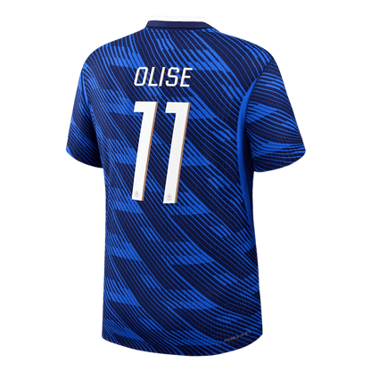 OLISE #11 France Home Soccer Jersey 2026 Player Version